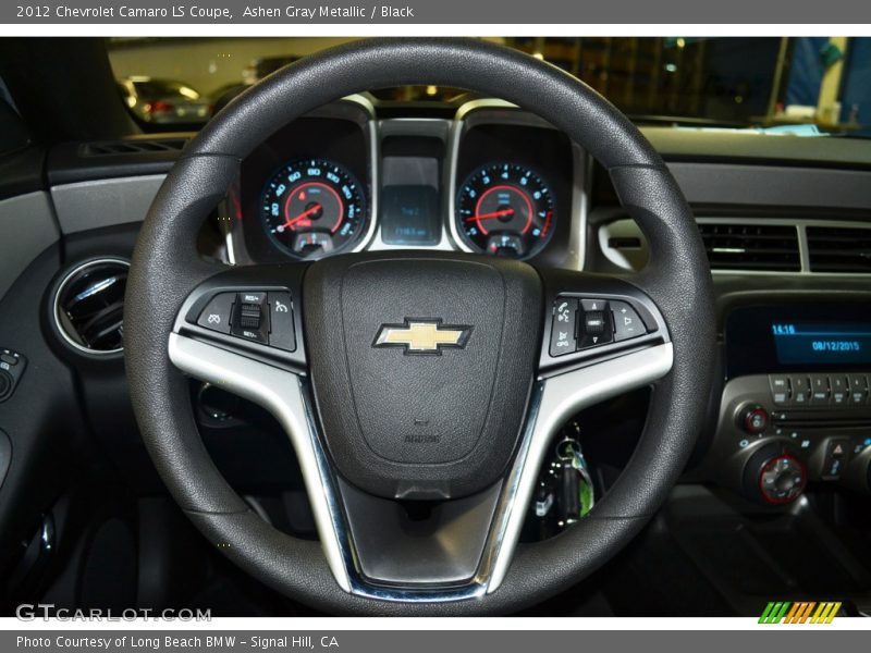 Ashen Gray Metallic / Black 2012 Chevrolet Camaro LS Coupe