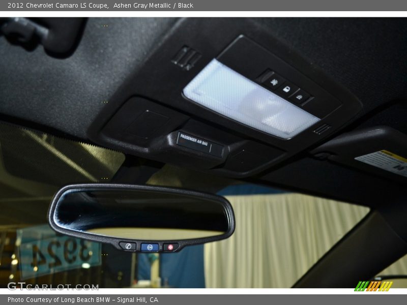 Ashen Gray Metallic / Black 2012 Chevrolet Camaro LS Coupe