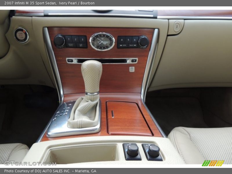 Ivory Pearl / Bourbon 2007 Infiniti M 35 Sport Sedan