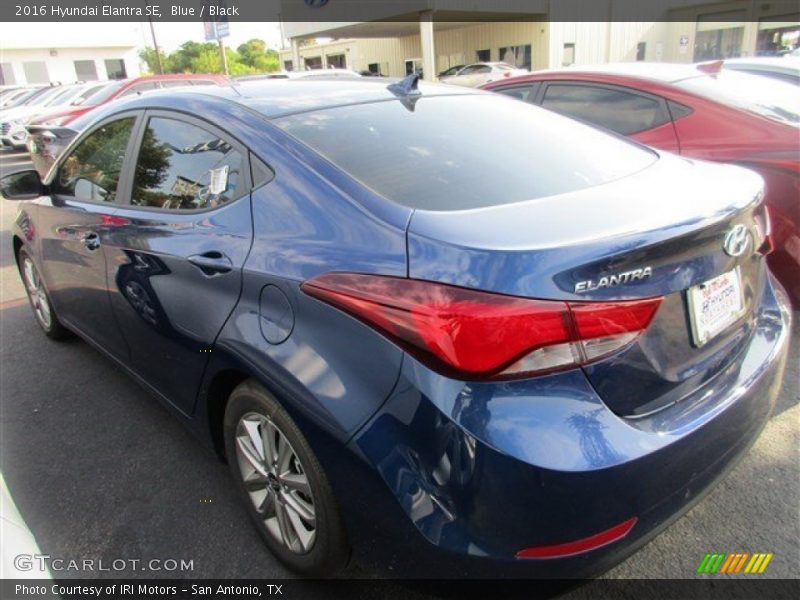 Blue / Black 2016 Hyundai Elantra SE