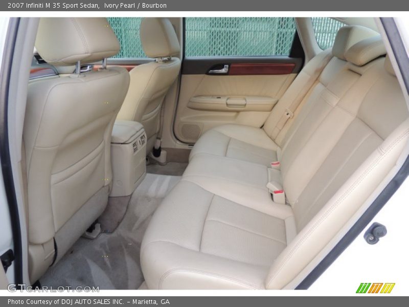 Ivory Pearl / Bourbon 2007 Infiniti M 35 Sport Sedan
