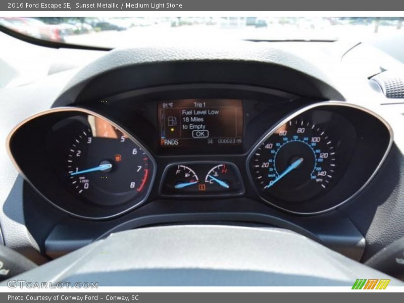  2016 Escape SE SE Gauges