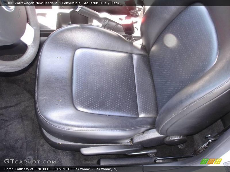 Aquarius Blue / Black 2006 Volkswagen New Beetle 2.5 Convertible