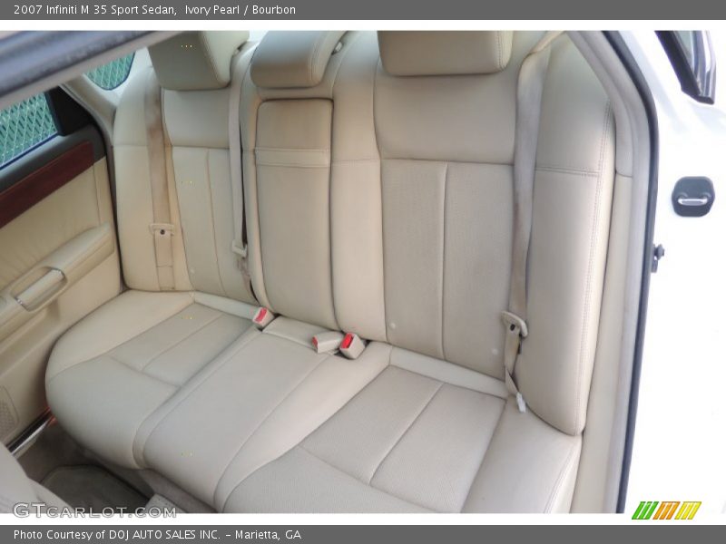 Ivory Pearl / Bourbon 2007 Infiniti M 35 Sport Sedan