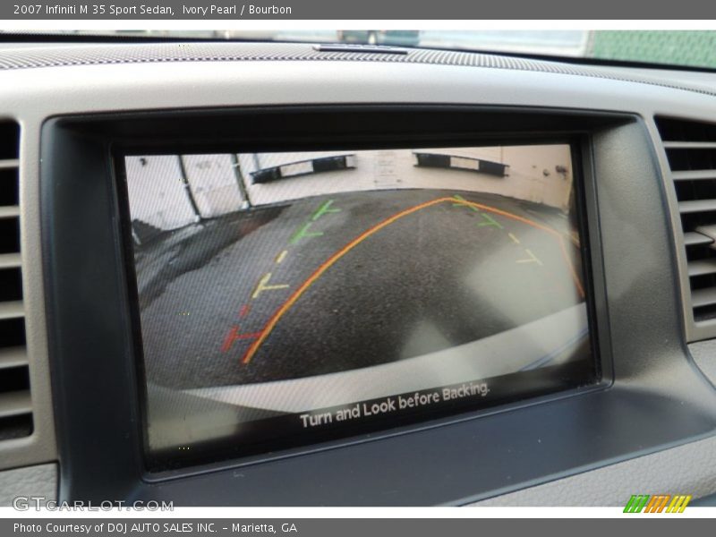 Ivory Pearl / Bourbon 2007 Infiniti M 35 Sport Sedan