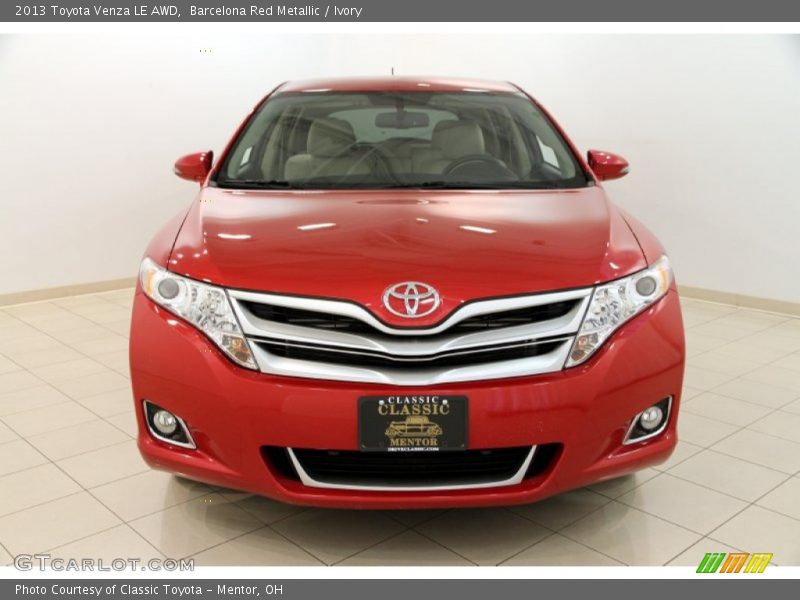 Barcelona Red Metallic / Ivory 2013 Toyota Venza LE AWD