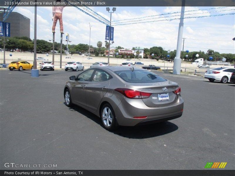 Desert Bronze / Black 2016 Hyundai Elantra Value Edition