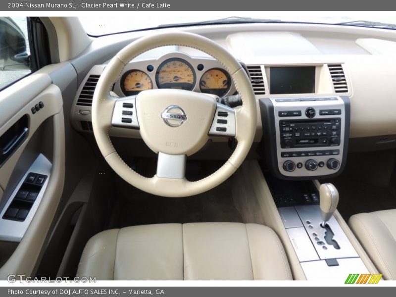 Glacier Pearl White / Cafe Latte 2004 Nissan Murano SL