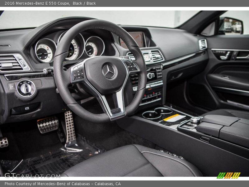  2016 E 550 Coupe Black Interior