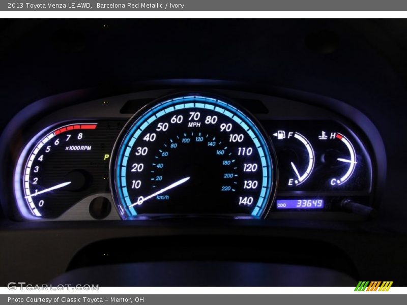 Barcelona Red Metallic / Ivory 2013 Toyota Venza LE AWD