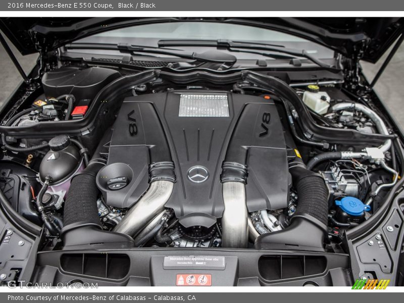  2016 E 550 Coupe Engine - 4.6 Liter DI biturbo DOHC 32-Valve VVT V8