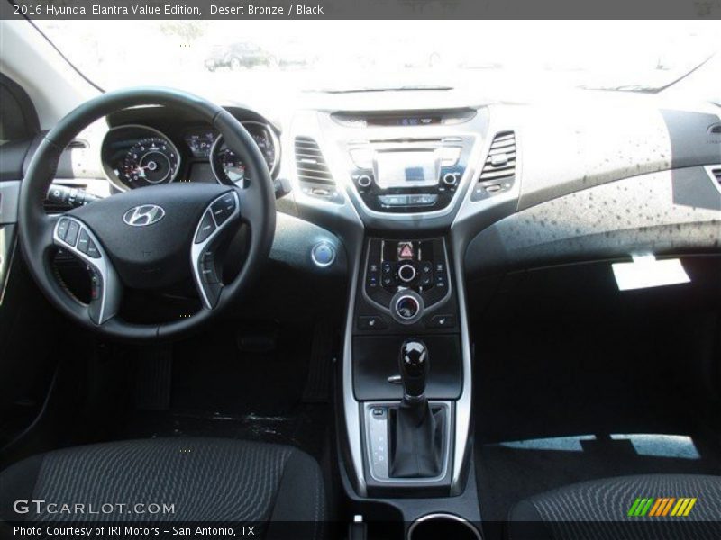 Desert Bronze / Black 2016 Hyundai Elantra Value Edition