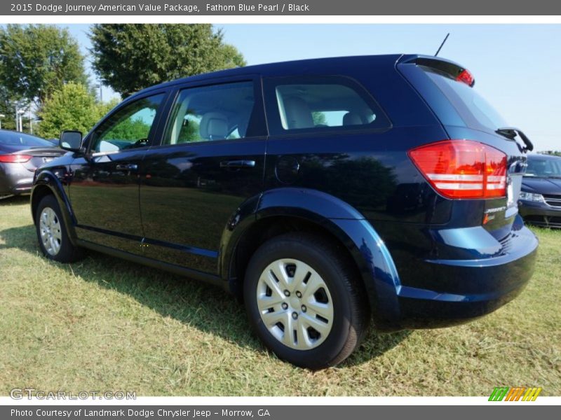 Fathom Blue Pearl / Black 2015 Dodge Journey American Value Package