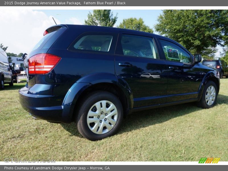 Fathom Blue Pearl / Black 2015 Dodge Journey American Value Package