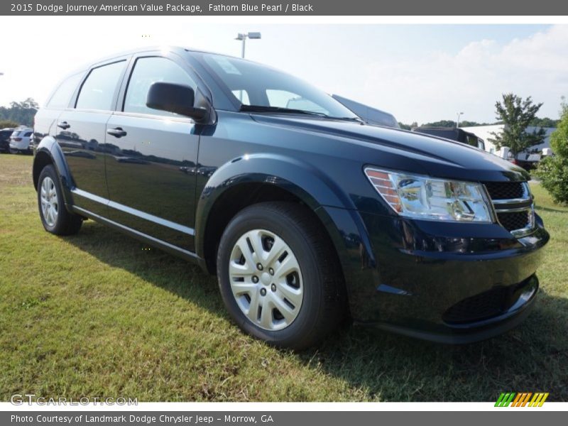 Fathom Blue Pearl / Black 2015 Dodge Journey American Value Package