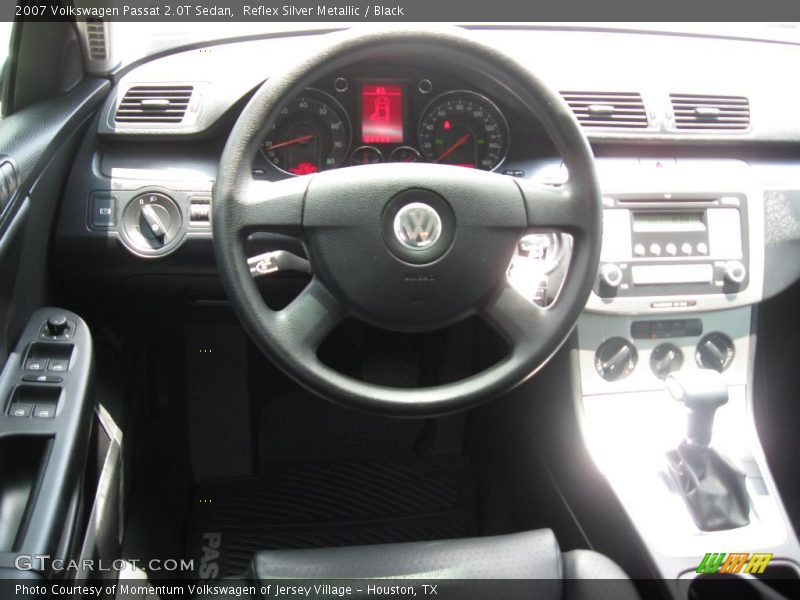 Reflex Silver Metallic / Black 2007 Volkswagen Passat 2.0T Sedan