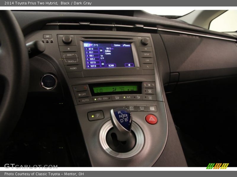 Black / Dark Gray 2014 Toyota Prius Two Hybrid