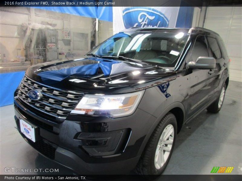 Shadow Black / Medium Light Camel 2016 Ford Explorer FWD