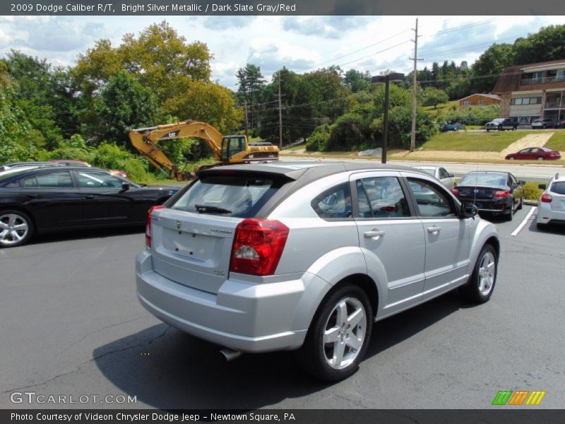 Bright Silver Metallic / Dark Slate Gray/Red 2009 Dodge Caliber R/T