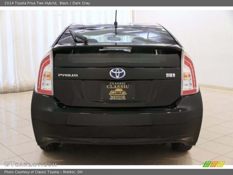 Black / Dark Gray 2014 Toyota Prius Two Hybrid