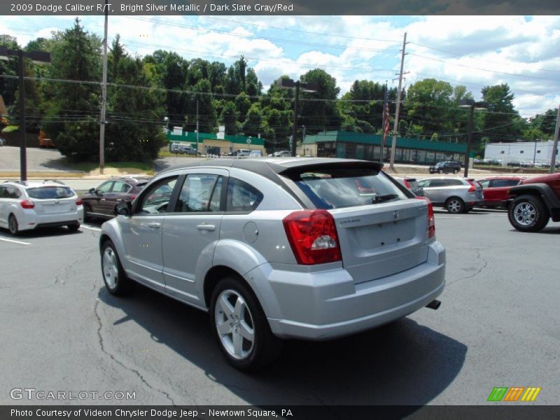 Bright Silver Metallic / Dark Slate Gray/Red 2009 Dodge Caliber R/T