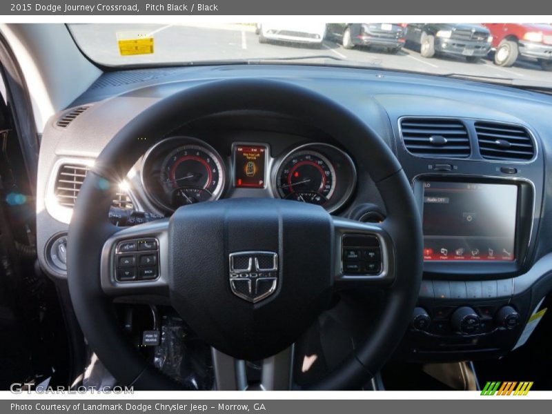 Pitch Black / Black 2015 Dodge Journey Crossroad