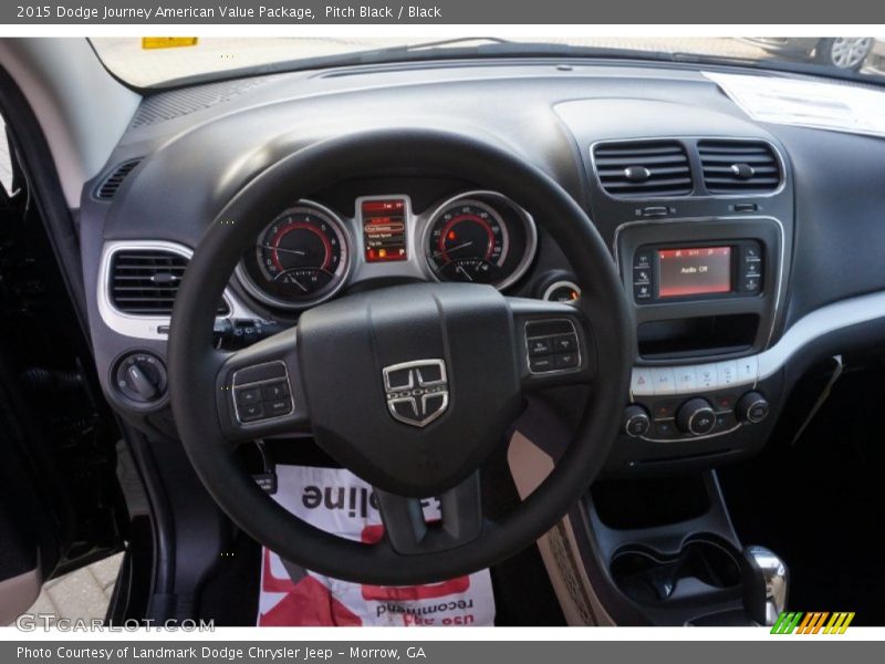 Pitch Black / Black 2015 Dodge Journey American Value Package