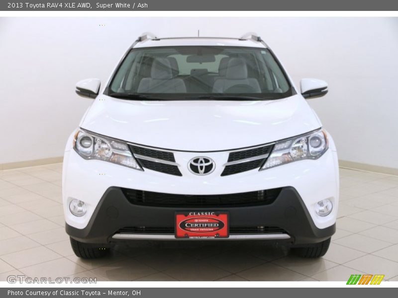 Super White / Ash 2013 Toyota RAV4 XLE AWD