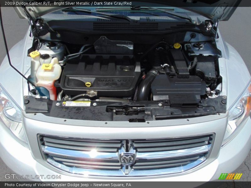 Bright Silver Metallic / Dark Slate Gray/Red 2009 Dodge Caliber R/T