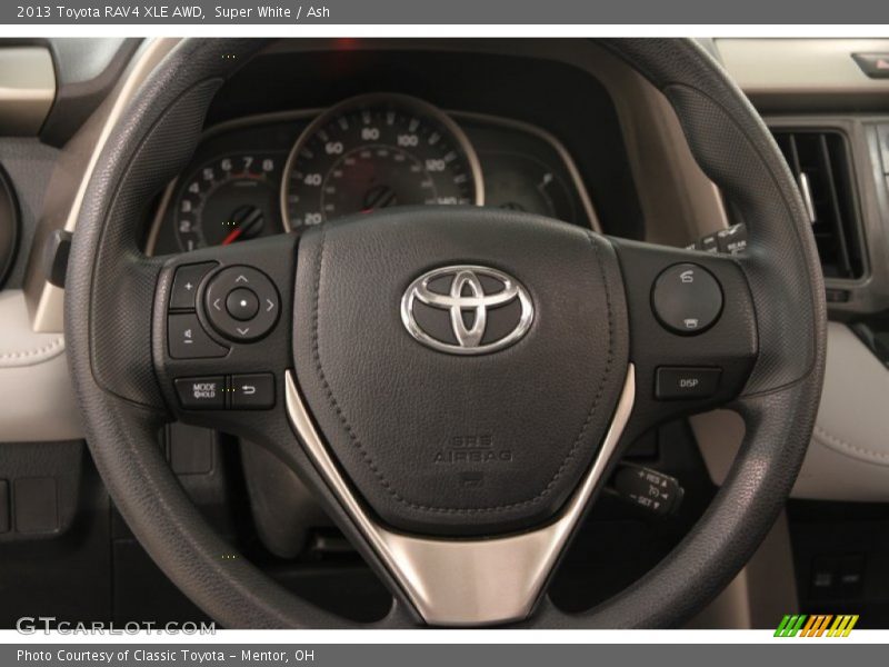 Super White / Ash 2013 Toyota RAV4 XLE AWD
