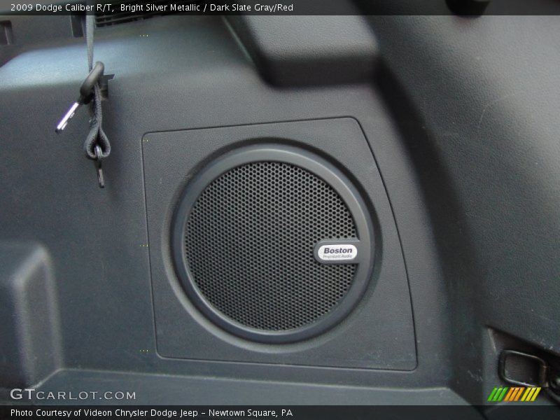 Bright Silver Metallic / Dark Slate Gray/Red 2009 Dodge Caliber R/T