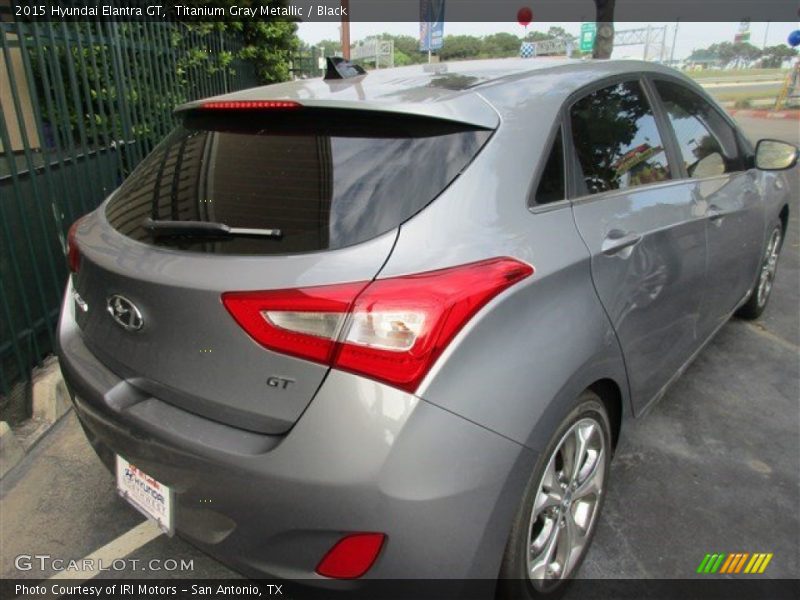 Titanium Gray Metallic / Black 2015 Hyundai Elantra GT