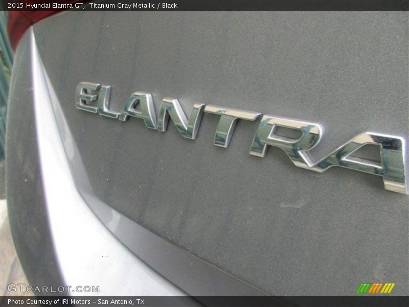 Titanium Gray Metallic / Black 2015 Hyundai Elantra GT