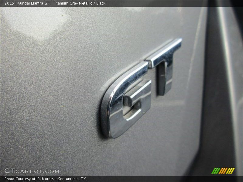 Titanium Gray Metallic / Black 2015 Hyundai Elantra GT