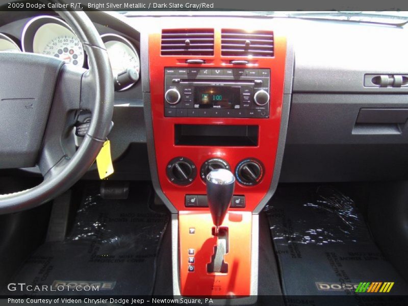Bright Silver Metallic / Dark Slate Gray/Red 2009 Dodge Caliber R/T