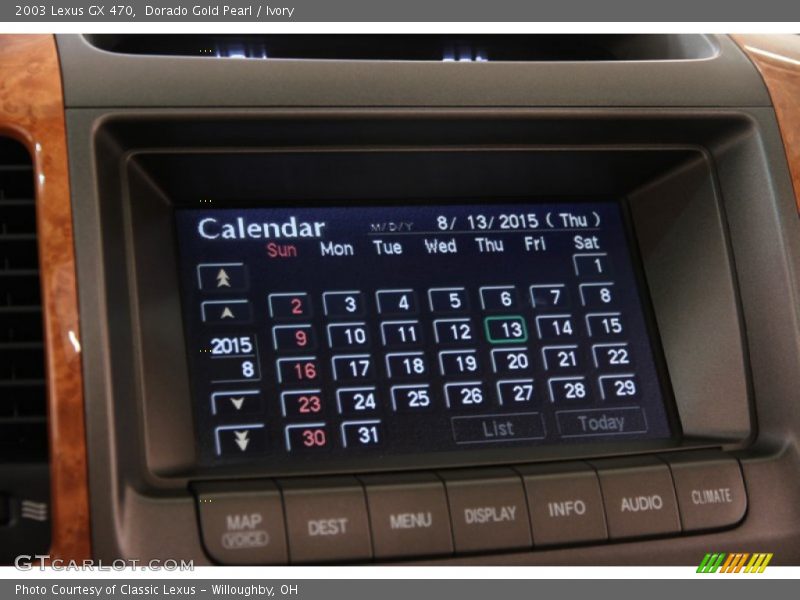 Dorado Gold Pearl / Ivory 2003 Lexus GX 470