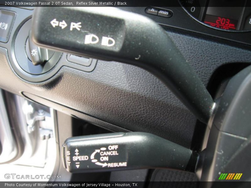 Reflex Silver Metallic / Black 2007 Volkswagen Passat 2.0T Sedan