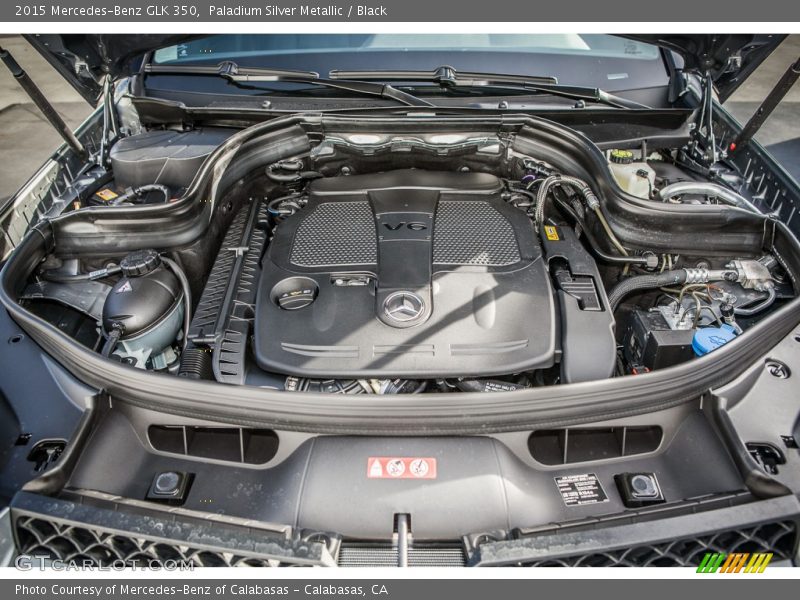 Paladium Silver Metallic / Black 2015 Mercedes-Benz GLK 350