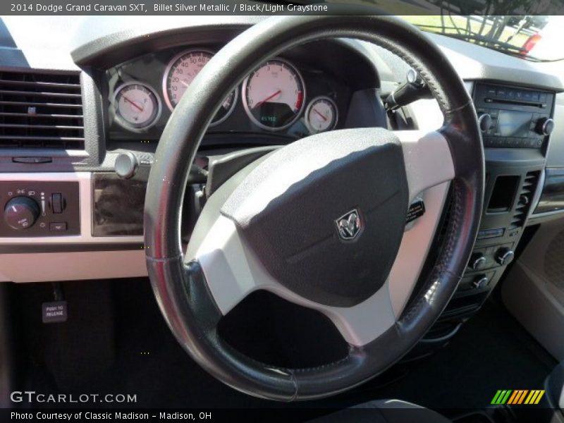 Billet Silver Metallic / Black/Light Graystone 2014 Dodge Grand Caravan SXT