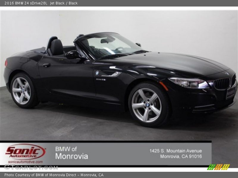 Jet Black / Black 2016 BMW Z4 sDrive28i