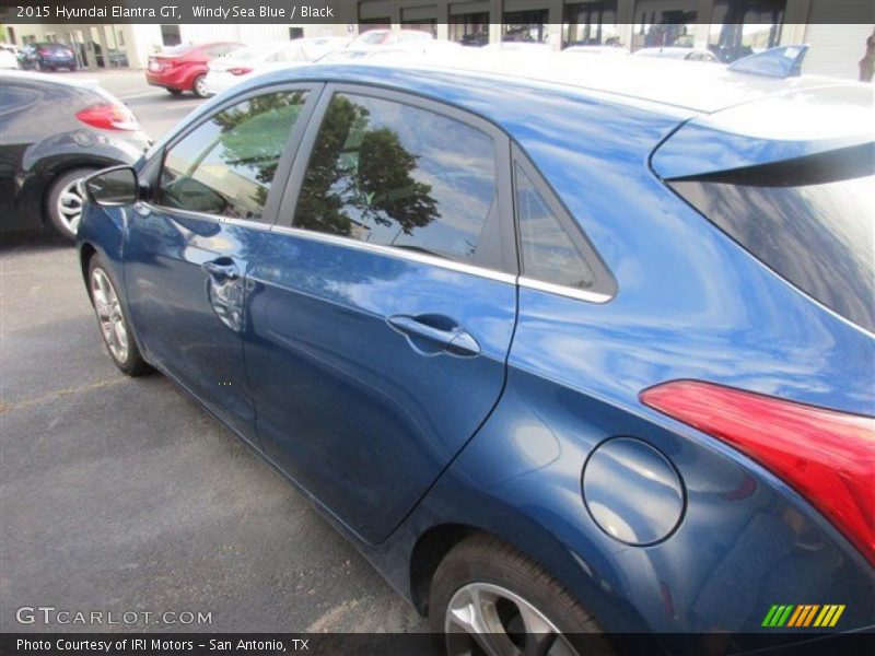 Windy Sea Blue / Black 2015 Hyundai Elantra GT
