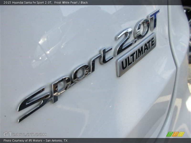 Frost White Pearl / Black 2015 Hyundai Santa Fe Sport 2.0T