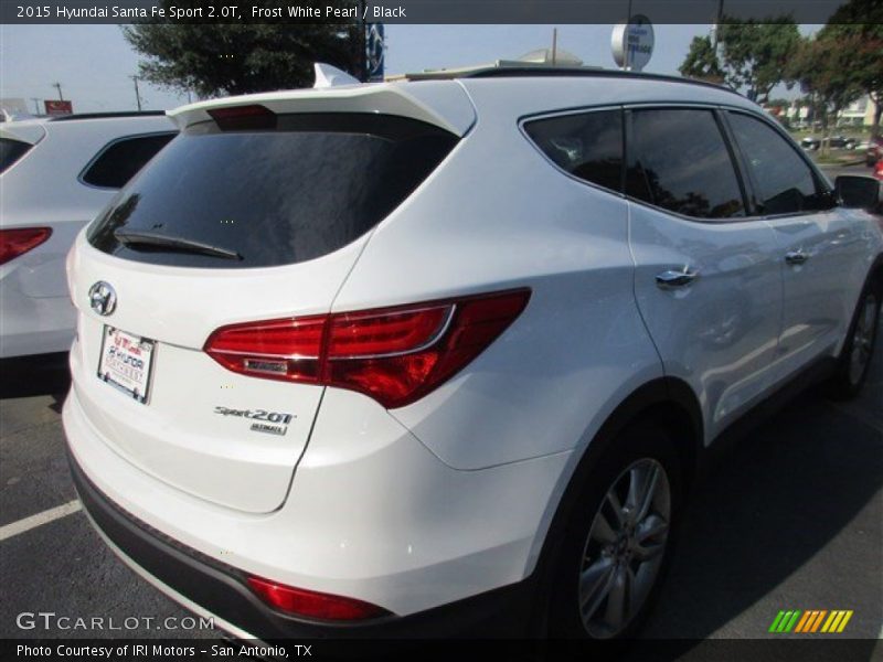 Frost White Pearl / Black 2015 Hyundai Santa Fe Sport 2.0T