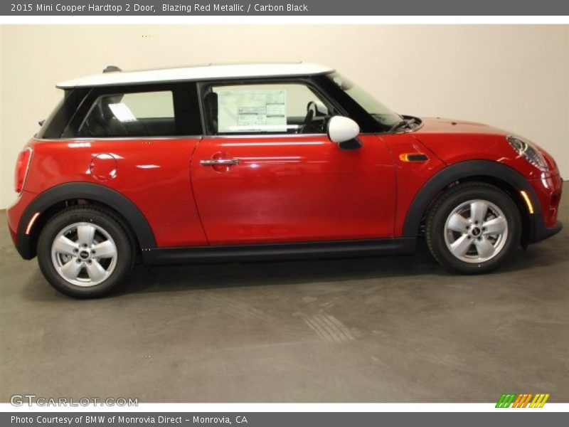 Blazing Red Metallic / Carbon Black 2015 Mini Cooper Hardtop 2 Door
