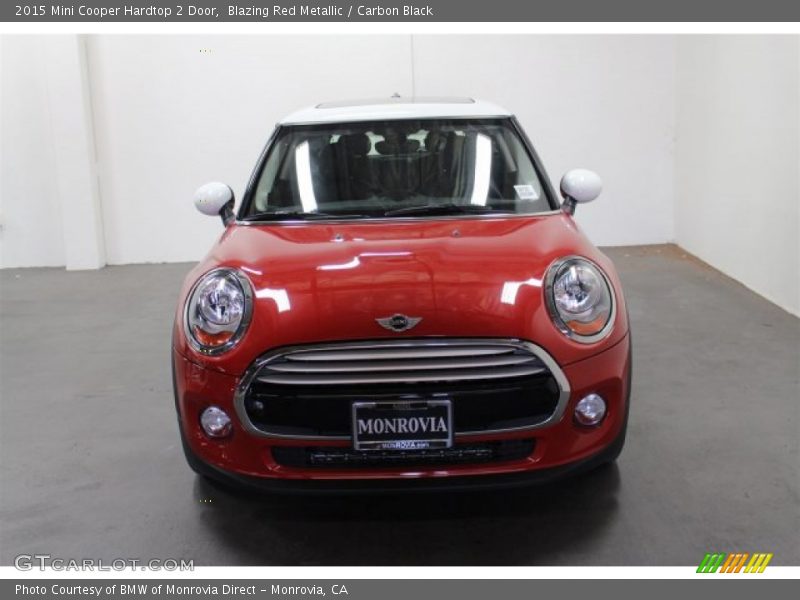 Blazing Red Metallic / Carbon Black 2015 Mini Cooper Hardtop 2 Door