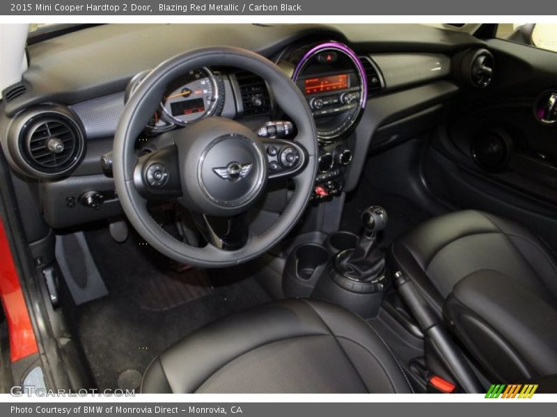 Blazing Red Metallic / Carbon Black 2015 Mini Cooper Hardtop 2 Door