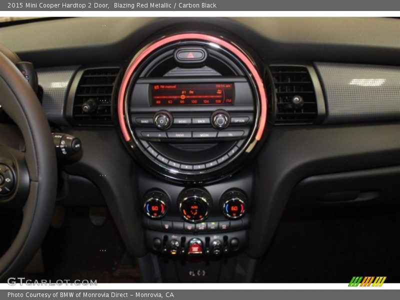 Blazing Red Metallic / Carbon Black 2015 Mini Cooper Hardtop 2 Door