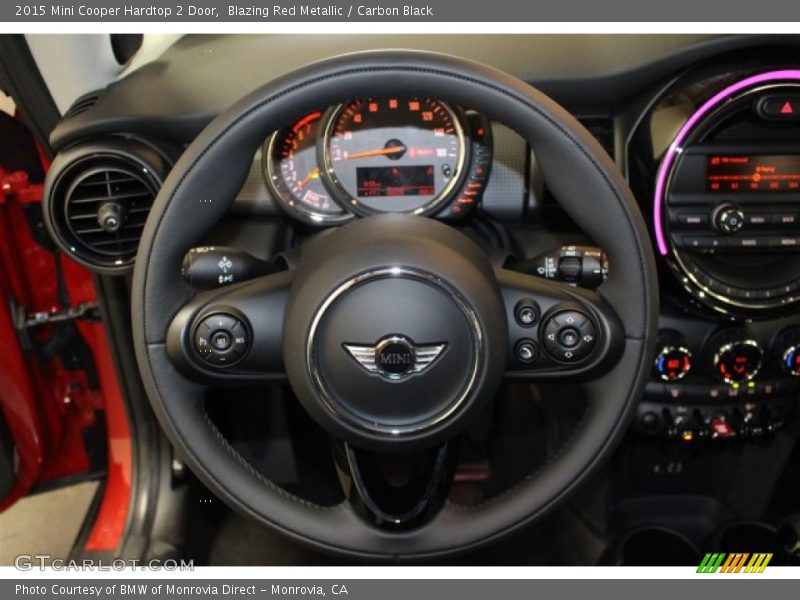 Blazing Red Metallic / Carbon Black 2015 Mini Cooper Hardtop 2 Door