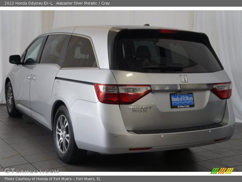 Alabaster Silver Metallic / Gray 2013 Honda Odyssey EX-L