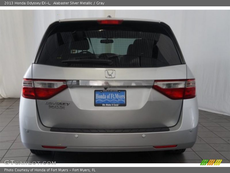 Alabaster Silver Metallic / Gray 2013 Honda Odyssey EX-L